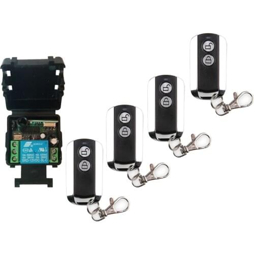 DC 24V 1 CH 10A Remote Control Light Switch Relay Output Radio Receiver Module and Transmitter/lamp