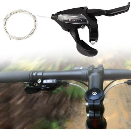 Trigger Shifter Single 3/7/8 Left Speed Corrosion Resistant ABS Sensitive Derailleur Bike Brake for MTB переключатель скорости