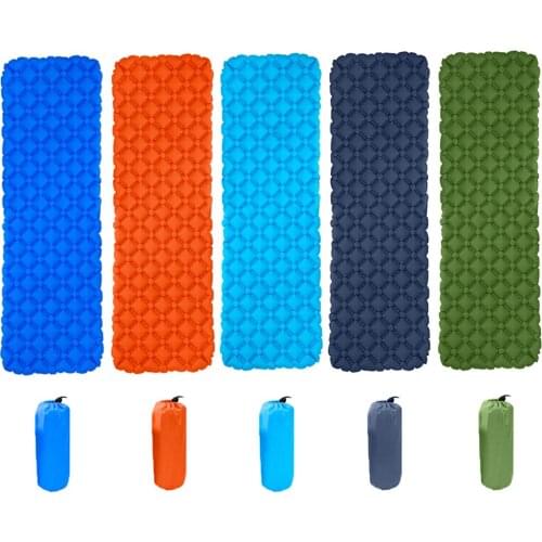 Camping Sleeping Pad Inflatable Air Mattresses Outdoor Moisture Proof Mat Furniture Bed Ultralight Cushion for Hiking Trekking