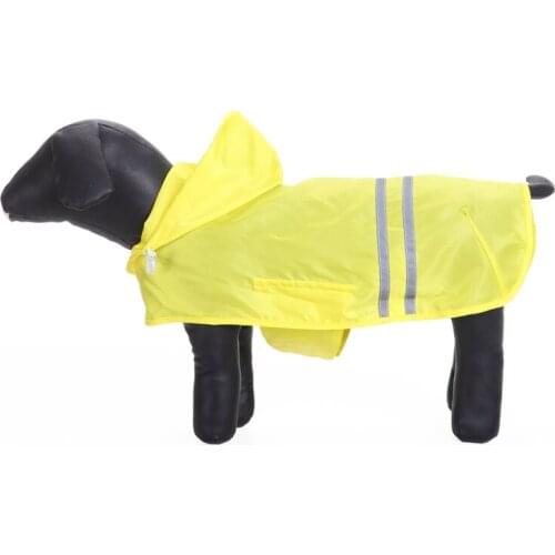 High Quality Brand Dog Clothes Dog Raincoat Pet Clothing Apparel Pet Clothes Reflective Puppy Waterproof Coat Jacket for Dog