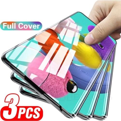 Tempered Glass Screen Protector Full Cover For Xiaomi Mi 11 Lite 5G A3 10T Poco M3 F3 X3 NFC F2 Pro