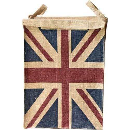 3PCS / LOT European Style Jute Dust Cover Dirty Clothes Basket Childrens Toys With Receive Bags