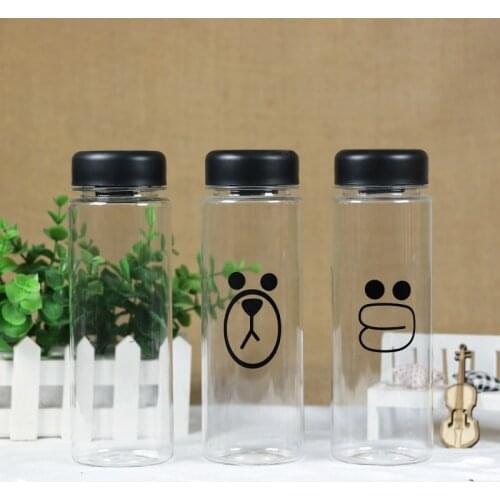 500ML fashion water bottle sports water bottle hot sale plastic bottle home outdoor drinking water bottle