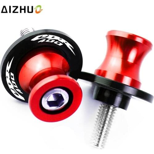 8MM Swingarm Stand Screws CNC Aluminum FOR HONDA CBR400 CBR 400 NC23 29 1986-1994 1993 1992 Motorcycle Swing Arm Spools Sliders