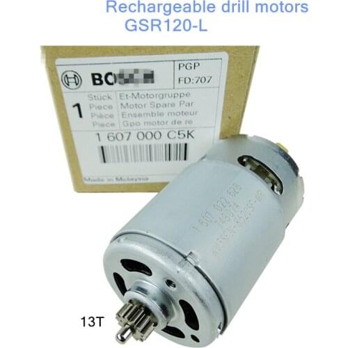 Accessories Rechargeable drill motors ,GSR120-L 13T gear electric screwdriver motor