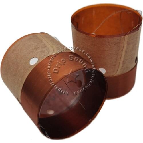 2pcs 35.5mm 35.5 Core 8ohm Bass Voice Coil KSV Kapton Woofer Sound Drive Speaker Repair Parts