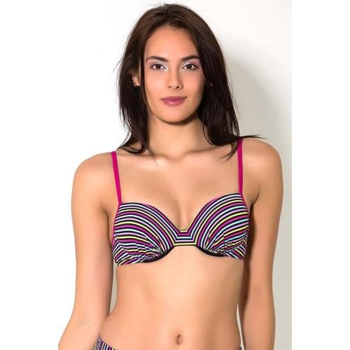 C & City 2840 Lined Bikini Bikini Top Visual