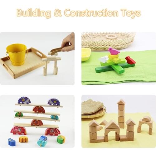 Kids Building & Construction Toys Montessori Materials for Focus/ Patience/ Hand Control Training Childrens Educational Toy