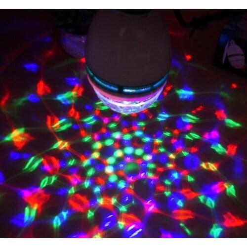 Disco Lamp 6W 9W Led Party E27 Led Bulb AC 85-265V Ball Of Lights Party Auto Rotating Stage Lights Projector For DJ Party Show