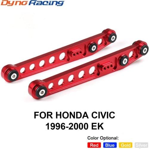 For Honda Civic 96-00 EK Rear Suspension Lower Control Arm Subframe Brace Tie Bar Arms ASR For Civic EX DX GX HX LX SI 2PCS