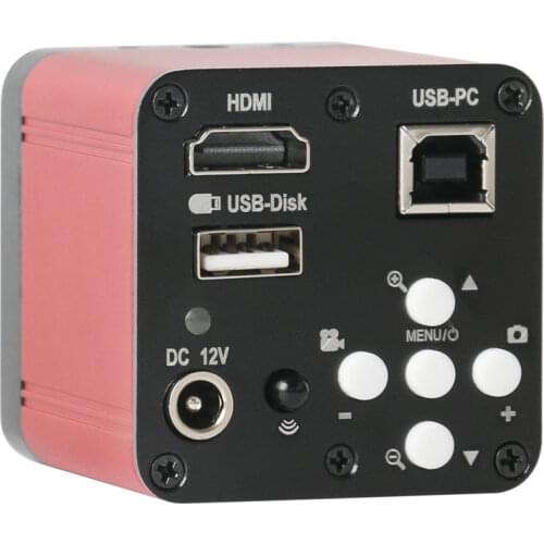 HDMI USB 1080P Electronic Digital Video Microscope U Disk Storage C Mount Industrial Camera For Phone CPU Soldering Inspection