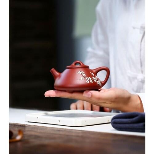 Zi Zhi Shi Piao China Kettle Ceramic Teapot For Tea Puer Oolong Tea Set Handmade