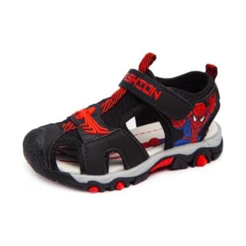 Summer Baby Boys Sandals Kids Beach Shoes Children Shoes Cartoon Spiderman Girl Shoes Baby Sandals Breathable Soft Toddler Shoes