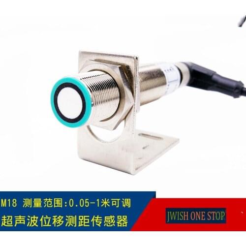 M18 ultrasonic analog output linear displacement distance proximity Connector module high precision Analog signal