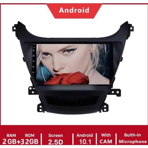JOYINCAR Android 9.1 2 din For HYUNDAI ELANTRA Avante 2012 2013 2014 2015 Multimedia Stereo Car MP5 Player Navigation GPS Radio
