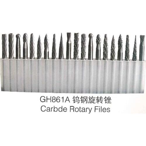 20pcs 3mm Shank Tungsten Steel Solid Carbide Rotary Files Diamond Burrs Set Fits Dremel Tool for jewelry working