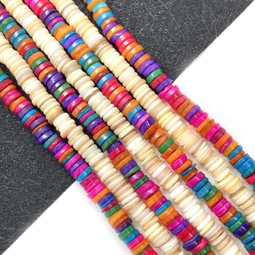 Natural Freshwater Shell Beads Dyed DIY Handmade Jewelry Beads Free Shape Shell Pieces for Jewelry Making Accessories Charm