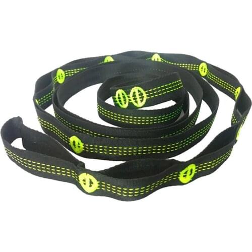 Hammock Straps Swing High Load-Bearing Polyester Climbing Sling 10 Nodes Tree Hanging Hammock Belt For Camping Accessories