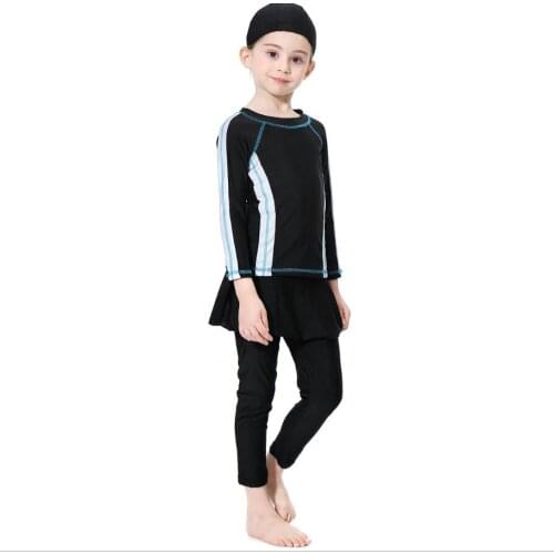 Modest swim suits meisjes islamic swimwear for swimsuit muslim string de maillot bain femme burkini 2019 women stroj kapielowy