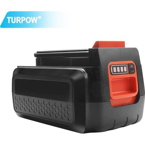 Turpow 3.0Ah 36V 40V LBX36 Rechargeable Battery For Black&Decker LBXR36 BXR36 LST136 LST420 LST220 LST300 MTC220 MST1024 Battery