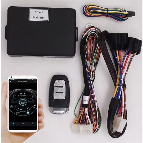 Remote engine start to warm up vehicle , 4G APP control , no need add one button push start