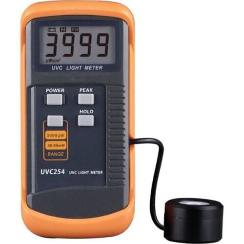 UVC 254 UVC Light Meter UV Radiometer Tester 248nm~262nm