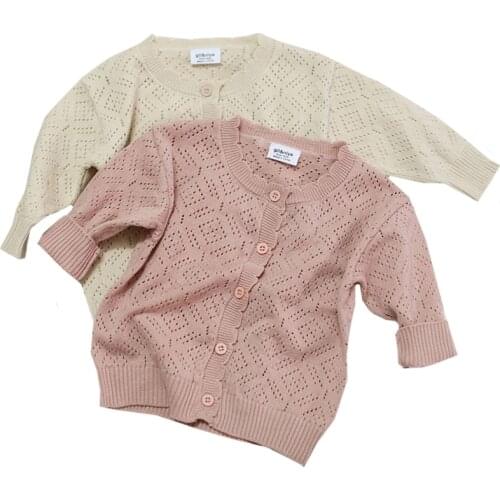 Baby Boys Girls Cardigan Autumn Cotton Sweater Top Baby Children Clothing Boys Girls Knitted Cardigan Sweater Kid Spring Clothes