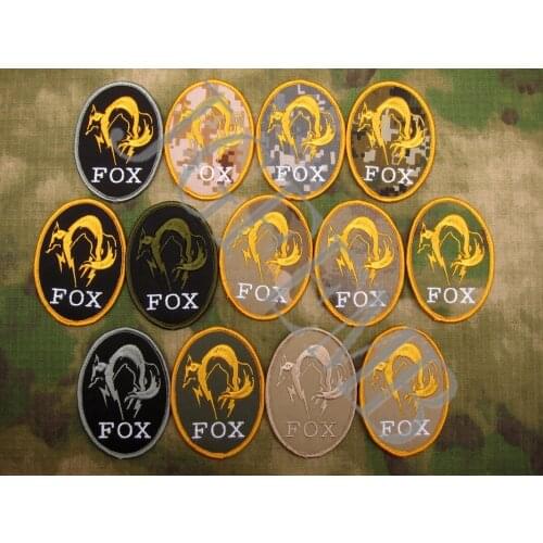MGS FOX HOUND Special Force Group Ghost Embroidered Patch