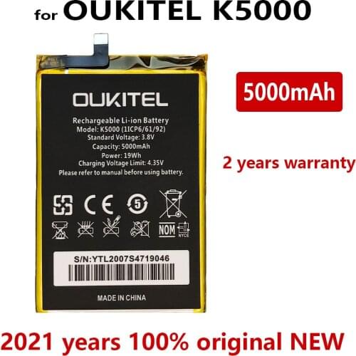 100% Original K5000 5000mAh Replacement battery For Oukitel K5000 High Quality Batteries Bateria With Tracking number