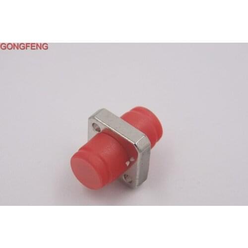 100PCS Telecom New Optical Fiber Adapter Connector FC/PC FC/APC Square Integrated Zinc Alloy Transfer Flange Coupler Special