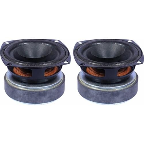 30W 8Ohm Full Frequency Speaker Unit Car Audio Modified Horn 3 inch Treble Bass shockproof Loudspeaker Home Theater DIY 2PC