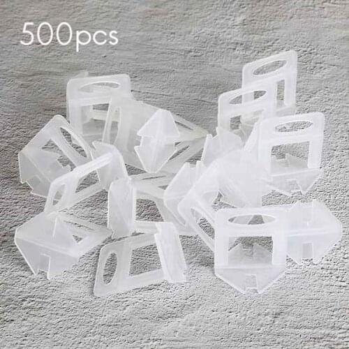 500 Pcs Plastic Tile Clips Plier Tiling Tiles Leveler Tool Kit Tile Leveling System Wall Floor Carrelage