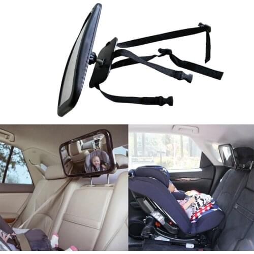 Baby Car Mirror Wide Car Safety Interior View Back Seat Mirror Baby Facing Rear Ward Infant Care Safety Kids Monitor