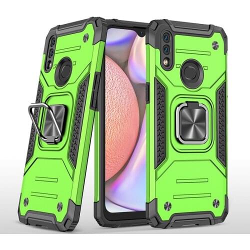 For Samsung A10s Armor Shockproof Case for Samsung Galaxy A10s A 10s Drop Protective Defender Magnet Holder Ring Case Cover