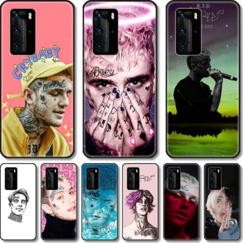 Lil peep rap Phone Case For Huawei Honor 20 10 9 8 N Pro Lite A C RU black cell shell