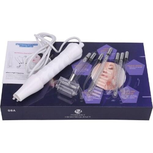 7 in 1 High Frequency Facial Machine Electrode Rejuvenation Treatment Anti Aging Shrink Pore Removal Spot Care Device D'Arsonval