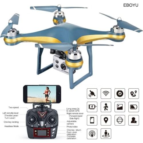 GPS Drones With Camera HD ESC Camera WiFi FPV Drone RC Quadcopter Automatic Return Helicopter 20min Flight Time RC Drone toys
