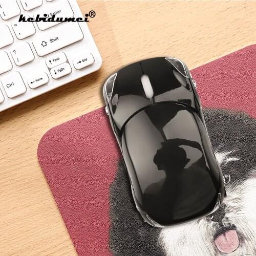 Kebidumei 1600DPI Wireless USB2.0 Optical High Precision Mouse Mice For PC Laptop Computer 2.4GHZ Wireless Car Shape Mouse