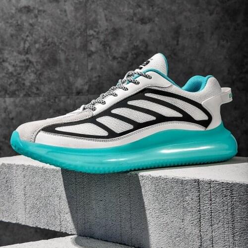 2021 New Running Shoes Men Fashion Reflective Sneakers Soft Non-slip Outdoor Training Sports Athletic Shoes Breathable Big Size