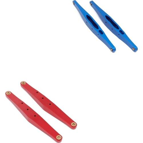 2Pcs Metal Rear Trailing Arm Suspension Link Rod for Losi Baja Rey 2.0 V2 Ford Raptor 1/10 4WD RC Car Upgrade Parts