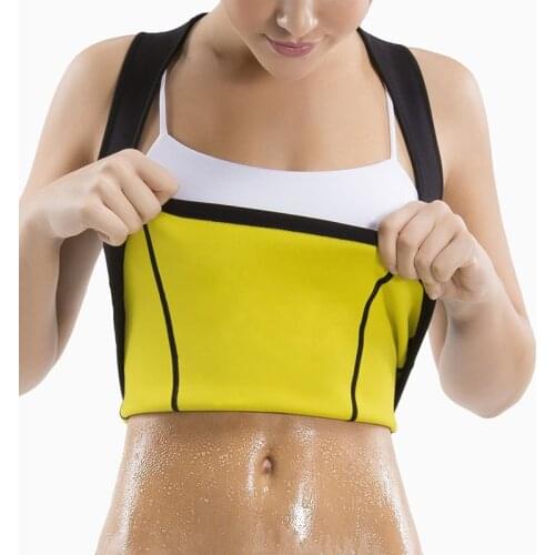 Neoprene Body Shaper Vest Sweat Slimming Shapewear Sauna Gym Gym Tank Top Women Sport Bodybuilding T-shirt Fitness Sportswear