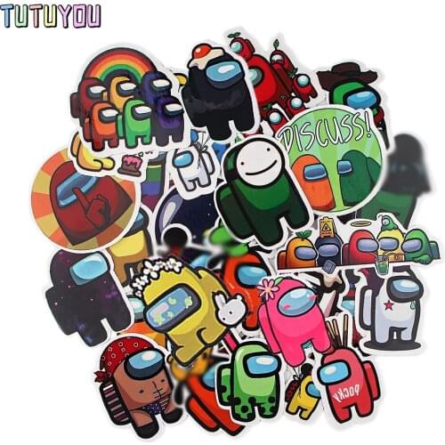PC2303 35pcs/set Game Robot Hot Game Scrapbooking Stickers Decal For Guitar Laptop Luggage Car Fridge Graffiti Sticker
