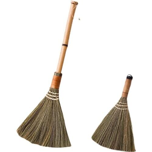 Wood floor sweeping broom soft hair fur household floor cleaning tools manual archaize broom sweeper NJ70305