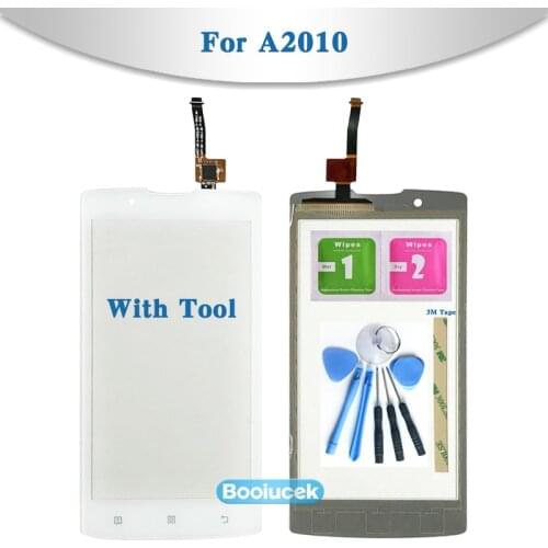 High Quality 4.5" For Lenovo A2010 Touch Screen Digitizer Sensor Outer Glass Lens Panel Replacement