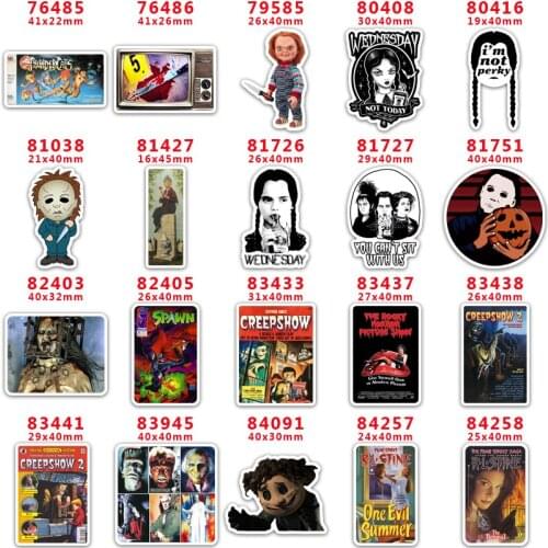 DIY Craft Supplies cartoon character printed flat back planar resins 30 pieces PR76485