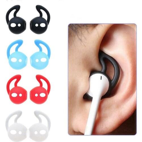 1/3/5 Pairs Silicone Earphone Case Ear Wings Hook Cap Earhook Cases Cover For Apple Iphone Airpods Sport Accessories