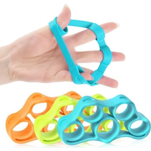 1PC Finger Hand Grip 3KG-5KG Silicone Strength Trainer Ring Gripper Expander Finger Workout Fitness Training Power Hand Grips