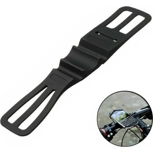 100% Brand New And High Quality Bike Phone Mount Universal Cycling Bike Flexible Silicone Mobile Phone Mount Easy To Install