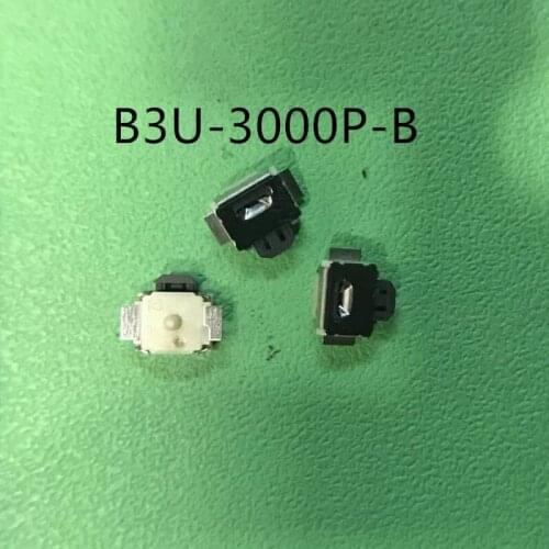 8PCS/lot B3U-3000P-B Mini Turtle Switch Cell Phone Side Button Micro-Motion Patch 2 Feet 2P