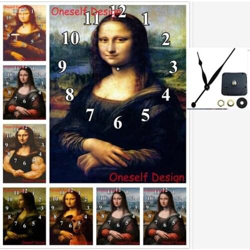 Diy diamond painting with Mechanical clock woman decortion dolphin diamond embroidery clock diamond mosaic sale wall sticker